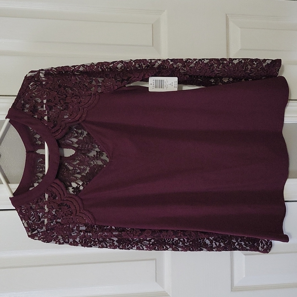 Torrid Size 2 (18-20) Color:Wine